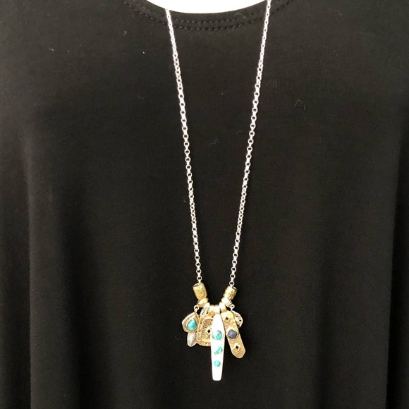 Silpada Sterling Brass Charm Shore Thing Necklace - Picture 8 of 8